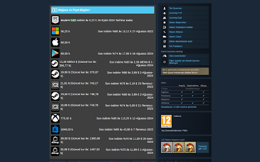 Game Stores Price Hunter from Chrome web store to be run with OffiDocs Chromium online Game Stores Price Hunter from Chrome web store to be run with OffiDocs Chromium online