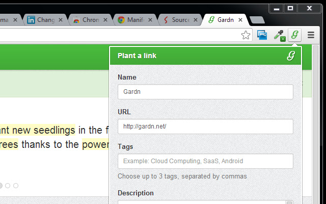 Gardn from Chrome web store to be run with OffiDocs Chromium online Gardn from Chrome web store to be run with OffiDocs Chromium online