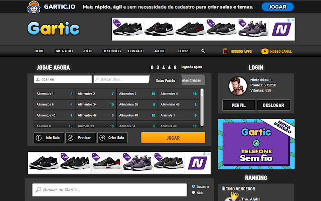 Gartic Dark Theme from Chrome web store to be run with OffiDocs Chromium online Gartic Dark Theme from Chrome web store to be run with OffiDocs Chromium online