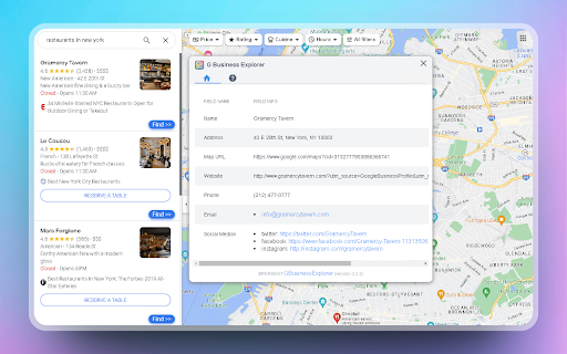 G Business Explorer G Map Leads Finder from Chrome web store to be run with OffiDocs Chromium online G Business Explorer G Map Leads Finder from Chrome web store to be run with OffiDocs Chromium online