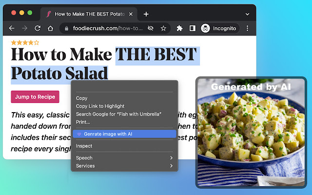 Generate Image with AI from Chrome web store to be run with OffiDocs Chromium online Generate Image with AI from Chrome web store to be run with OffiDocs Chromium online