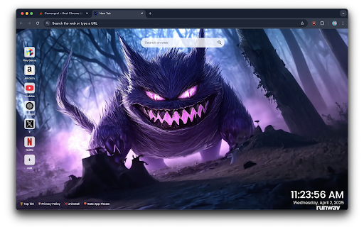 Gengar a Spooky Pokémon Adventure Live Wallpaper from Chrome web store to be run with OffiDocs Chromium online Gengar a Spooky Pokémon Adventure Live Wallpaper from Chrome web store to be run with OffiDocs Chromium online