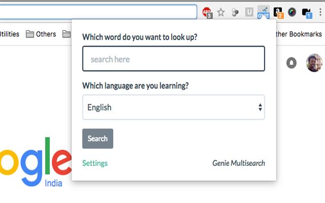 Genie Multisearch from Chrome web store to be run with OffiDocs Chromium online Genie Multisearch from Chrome web store to be run with OffiDocs Chromium online