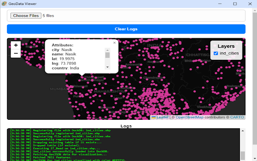 GeoData Viewer from Chrome web store to be run with OffiDocs Chromium online GeoData Viewer from Chrome web store to be run with OffiDocs Chromium online