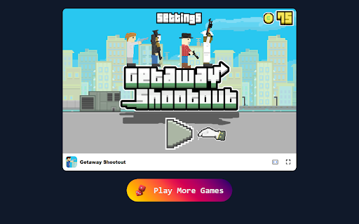 Getaway Shootout Game Navigate Chaotic Levels and Reach the Helicopter! from Chrome web store to be run with OffiDocs Chromium online Getaway Shootout Game Navigate Chaotic Levels and Reach the Helicopter! from Chrome web store to be run with OffiDocs Chromium online