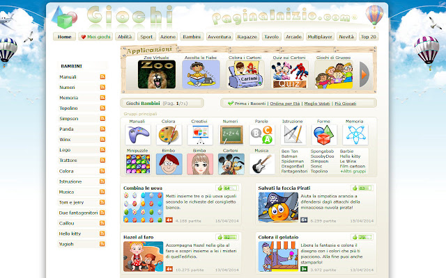 Giochi per bambini from Chrome web store to be run with OffiDocs Chromium online Giochi per bambini from Chrome web store to be run with OffiDocs Chromium online