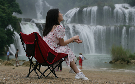 Girl by the waterfall from Chrome web store to be run with OffiDocs Chromium online Girl by the waterfall from Chrome web store to be run with OffiDocs Chromium online