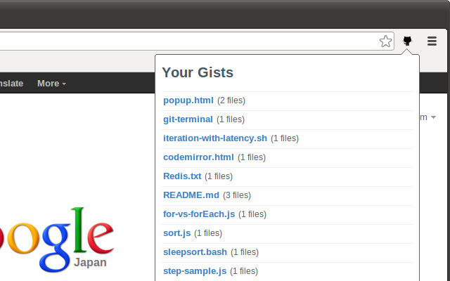Github Gists from Chrome web store to be run with OffiDocs Chromium online Github Gists from Chrome web store to be run with OffiDocs Chromium online