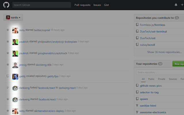GitHub News Pics from Chrome web store to be run with OffiDocs Chromium online GitHub News Pics from Chrome web store to be run with OffiDocs Chromium online