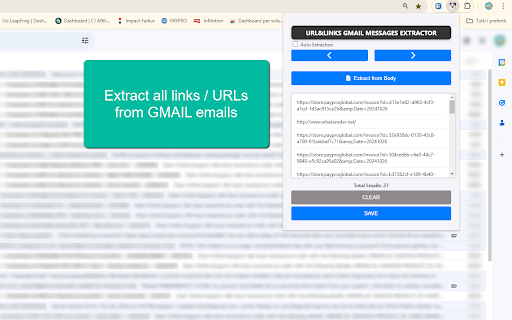 Gmail Links Extractor from Chrome web store to be run with OffiDocs Chromium online Gmail Links Extractor from Chrome web store to be run with OffiDocs Chromium online