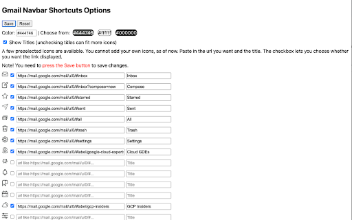 Gmail Navbar Shortcuts from Chrome web store to be run with OffiDocs Chromium online Gmail Navbar Shortcuts from Chrome web store to be run with OffiDocs Chromium online