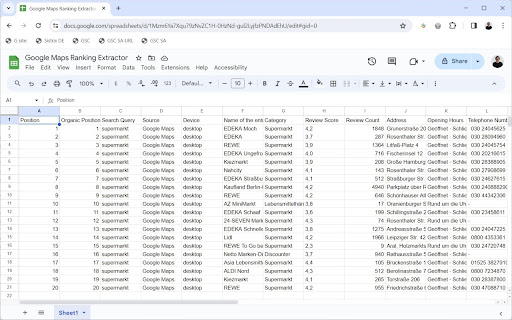 G Maps Ranking Extractor from Chrome web store to be run with OffiDocs Chromium online G Maps Ranking Extractor from Chrome web store to be run with OffiDocs Chromium online