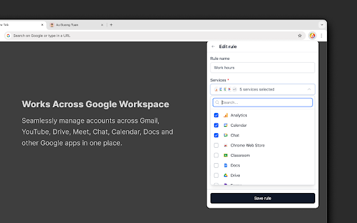 Google Accounts Autopilot from Chrome web store to be run with OffiDocs Chromium online Google Accounts Autopilot from Chrome web store to be run with OffiDocs Chromium online