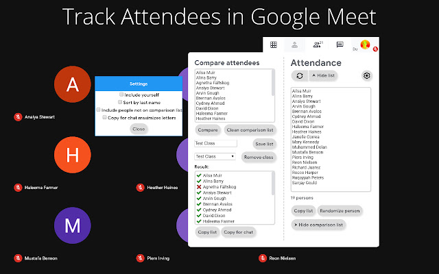 Google Meet Attendance Breakout Rooms from Chrome web store to be run with OffiDocs Chromium online Google Meet Attendance Breakout Rooms from Chrome web store to be run with OffiDocs Chromium online