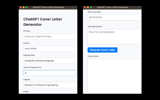 GPT Cover Letter Generator from Chrome web store to be run with OffiDocs Chromium online GPT Cover Letter Generator from Chrome web store to be run with OffiDocs Chromium online