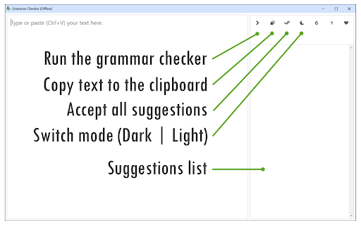 Grammar Checker (Offline) from Chrome web store to be run with OffiDocs Chromium online Grammar Checker (Offline) from Chrome web store to be run with OffiDocs Chromium online