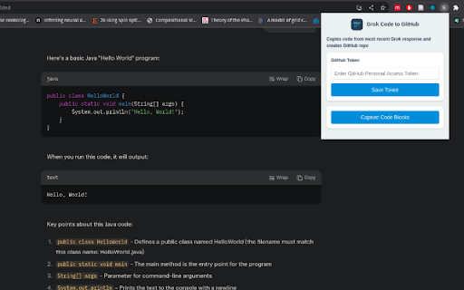 Grok Code to GitHub from Chrome web store to be run with OffiDocs Chromium online Grok Code to GitHub from Chrome web store to be run with OffiDocs Chromium online