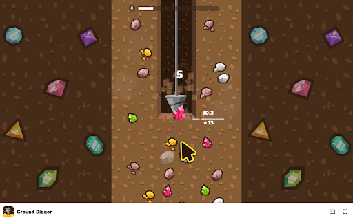 Ground Digger Game Dig deep and uncover hidden riches! from Chrome web store to be run with OffiDocs Chromium online Ground Digger Game Dig deep and uncover hidden riches! from Chrome web store to be run with OffiDocs Chromium online