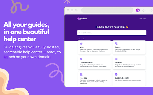 Guidejar: AI Powered SOPs How To Guides from Chrome web store to be run with OffiDocs Chromium online Guidejar: AI Powered SOPs How To Guides from Chrome web store to be run with OffiDocs Chromium online