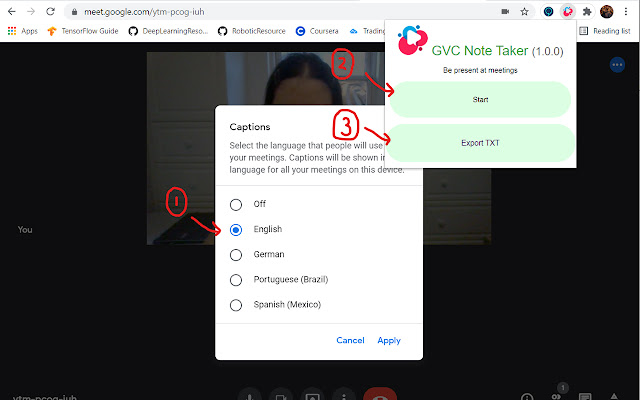 GVC Note Taker from Chrome web store to be run with OffiDocs Chromium online GVC Note Taker from Chrome web store to be run with OffiDocs Chromium online