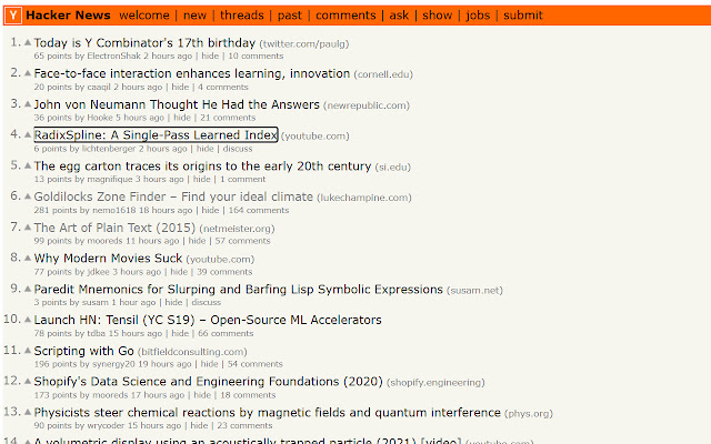 Hacker News keyboard navigation from Chrome web store to be run with OffiDocs Chromium online Hacker News keyboard navigation from Chrome web store to be run with OffiDocs Chromium online