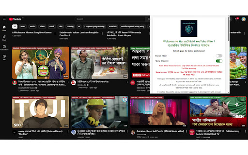 HaramShield YouTube Filter from Chrome web store to be run with OffiDocs Chromium online HaramShield YouTube Filter from Chrome web store to be run with OffiDocs Chromium online