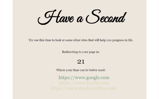 Have a Second Delayed Gratification from Chrome web store to be run with OffiDocs Chromium online Have a Second Delayed Gratification from Chrome web store to be run with OffiDocs Chromium online