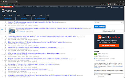 Hide Reddit Garbage from Chrome web store to be run with OffiDocs Chromium online Hide Reddit Garbage from Chrome web store to be run with OffiDocs Chromium online
