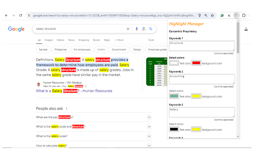 Highlight Manager from Chrome web store to be run with OffiDocs Chromium online Highlight Manager from Chrome web store to be run with OffiDocs Chromium online