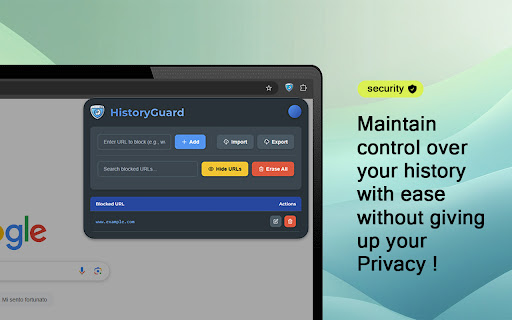 HistoryGuard from Chrome web store to be run with OffiDocs Chromium online HistoryGuard from Chrome web store to be run with OffiDocs Chromium online