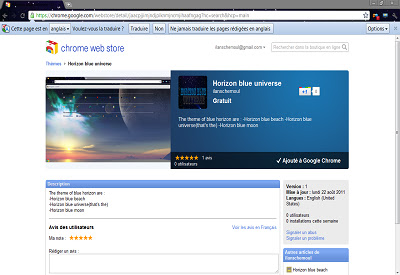 Horizon blue universe from Chrome web store to be run with OffiDocs Chromium online Horizon blue universe from Chrome web store to be run with OffiDocs Chromium online