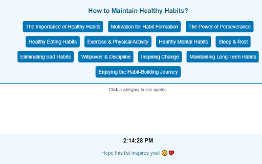How to Maintain Healthy Habits? from Chrome web store to be run with OffiDocs Chromium online How to Maintain Healthy Habits? from Chrome web store to be run with OffiDocs Chromium online