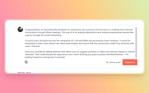 Human Comment from Chrome web store to be run with OffiDocs Chromium online Human Comment from Chrome web store to be run with OffiDocs Chromium online