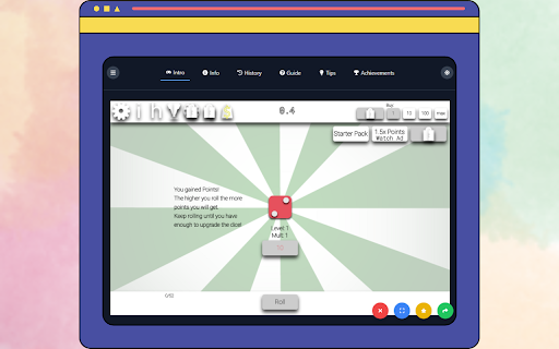 Idle Dice Unblocked Game from Chrome web store to be run with OffiDocs Chromium online Idle Dice Unblocked Game from Chrome web store to be run with OffiDocs Chromium online