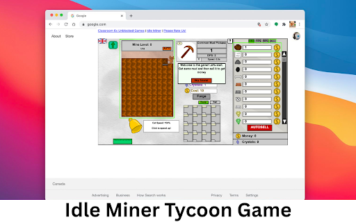 Idle Miner Tycoon Game from Chrome web store to be run with OffiDocs Chromium online Idle Miner Tycoon Game from Chrome web store to be run with OffiDocs Chromium online