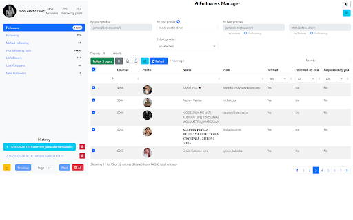 IG Followers Manager Track, Automate, Export from Chrome web store to be run with OffiDocs Chromium online IG Followers Manager Track, Automate, Export from Chrome web store to be run with OffiDocs Chromium online