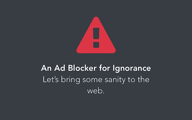 Ignorance Blocker from Chrome web store to be run with OffiDocs Chromium online Ignorance Blocker from Chrome web store to be run with OffiDocs Chromium online