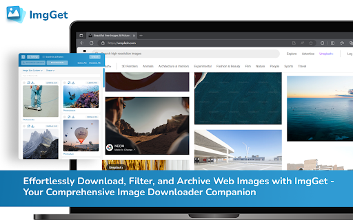 ImgGet Image Downloader from Chrome web store to be run with OffiDocs Chromium online ImgGet Image Downloader from Chrome web store to be run with OffiDocs Chromium online