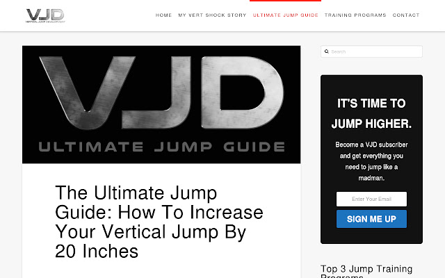 Increase Your Vertical Jump from Chrome web store to be run with OffiDocs Chromium online Increase Your Vertical Jump from Chrome web store to be run with OffiDocs Chromium online
