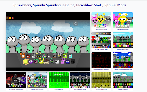 Incredibox Sprunki Sprunksters from Chrome web store to be run with OffiDocs Chromium online Incredibox Sprunki Sprunksters from Chrome web store to be run with OffiDocs Chromium online