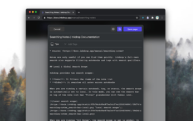 Inkdrop Web Clipper from Chrome web store to be run with OffiDocs Chromium online Inkdrop Web Clipper from Chrome web store to be run with OffiDocs Chromium online