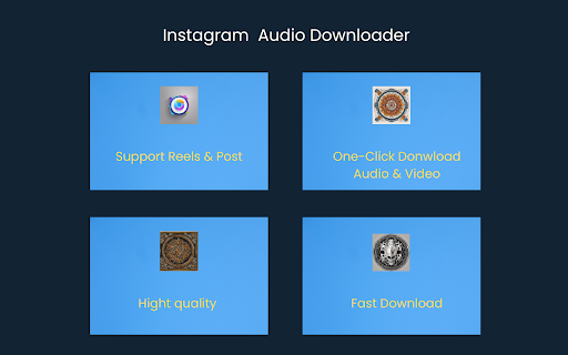 Instagram Audio Downloader from Chrome web store to be run with OffiDocs Chromium online Instagram Audio Downloader from Chrome web store to be run with OffiDocs Chromium online