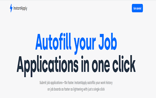 Instant Apply from Chrome web store to be run with OffiDocs Chromium online Instant Apply from Chrome web store to be run with OffiDocs Chromium online