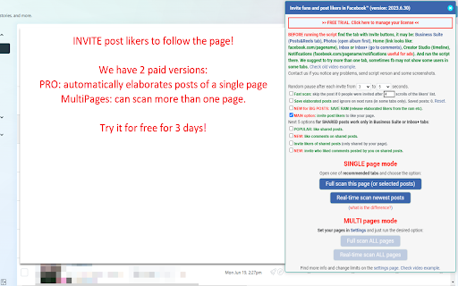 Invite fans and post likers in Facebook™ from Chrome web store to be run with OffiDocs Chromium online Invite fans and post likers in Facebook™ from Chrome web store to be run with OffiDocs Chromium online