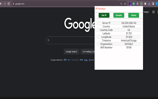 IP Fetcher from Chrome web store to be run with OffiDocs Chromium online IP Fetcher from Chrome web store to be run with OffiDocs Chromium online