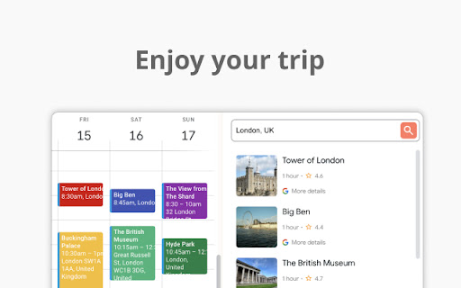 Itinera – Plan Your Trip In Seconds from Chrome web store to be run with OffiDocs Chromium online Itinera – Plan Your Trip In Seconds from Chrome web store to be run with OffiDocs Chromium online