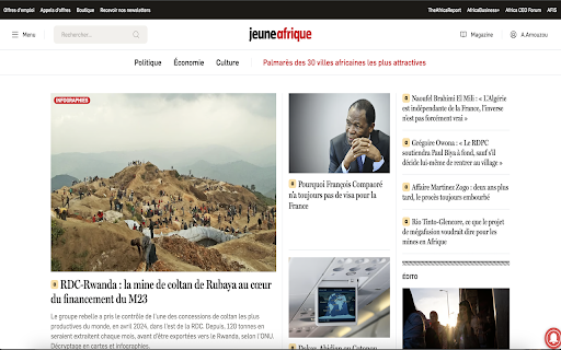 Jeune Afrique Reader from Chrome web store to be run with OffiDocs Chromium online Jeune Afrique Reader from Chrome web store to be run with OffiDocs Chromium online