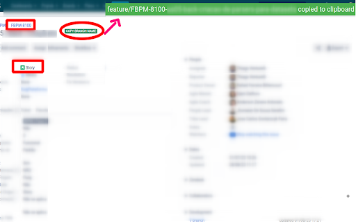 Jira Branch Namer from Chrome web store to be run with OffiDocs Chromium online Jira Branch Namer from Chrome web store to be run with OffiDocs Chromium online