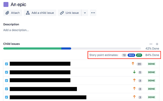 Jira epic estimates summarizer from Chrome web store to be run with OffiDocs Chromium online Jira epic estimates summarizer from Chrome web store to be run with OffiDocs Chromium online