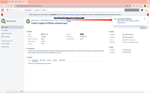 JIRA Link Copier from Chrome web store to be run with OffiDocs Chromium online JIRA Link Copier from Chrome web store to be run with OffiDocs Chromium online